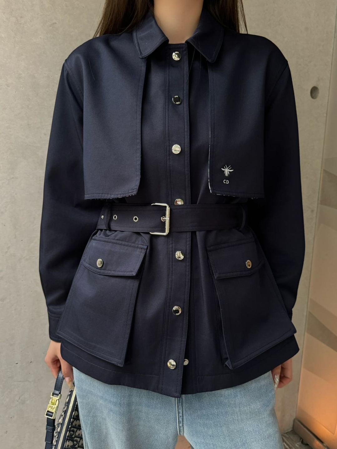 Dior's new Early Fall lapel belted trench coat