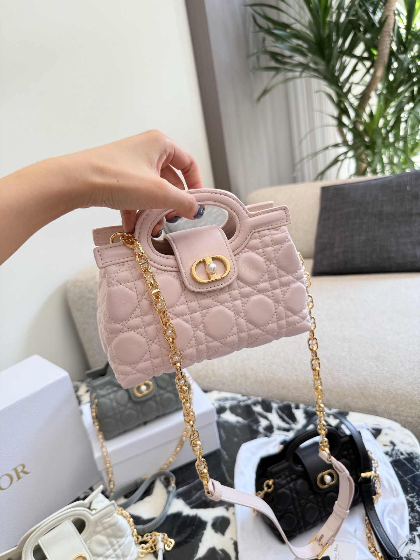 Dior's exquisite chain bag