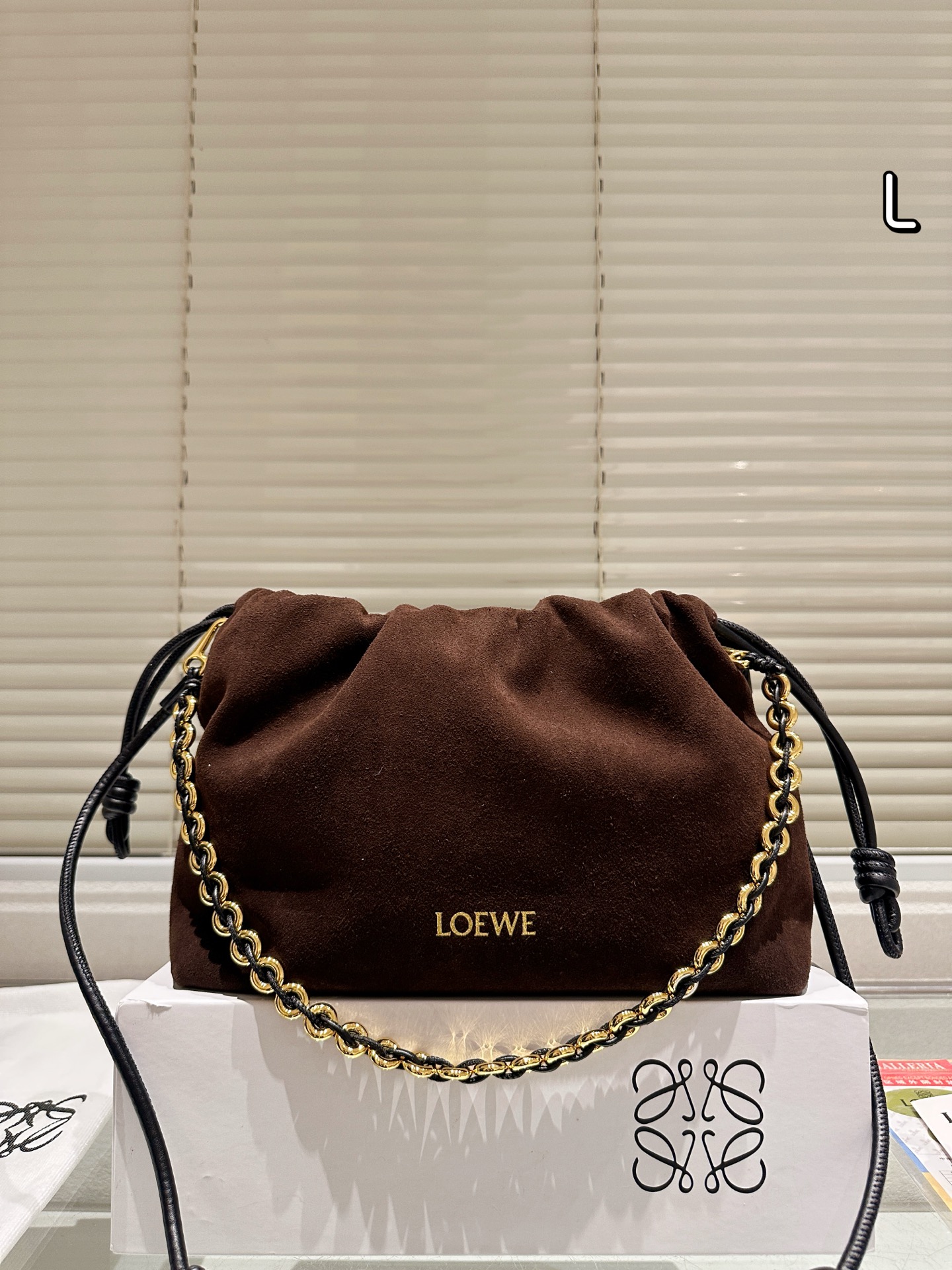 Loewe Suede Cloud Underarm Lucky Bag