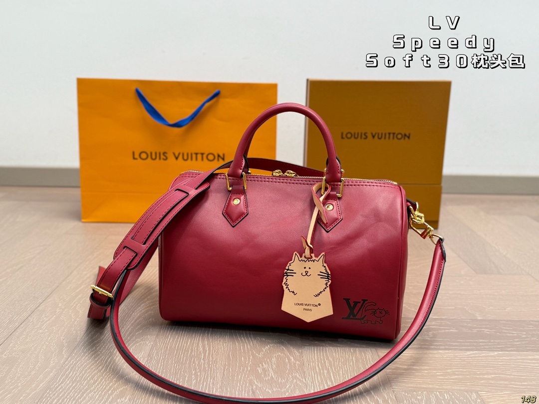 LV Speedy Soft 30 Pillow Bag