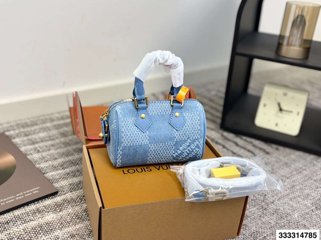 LV Denim Pillow Bag