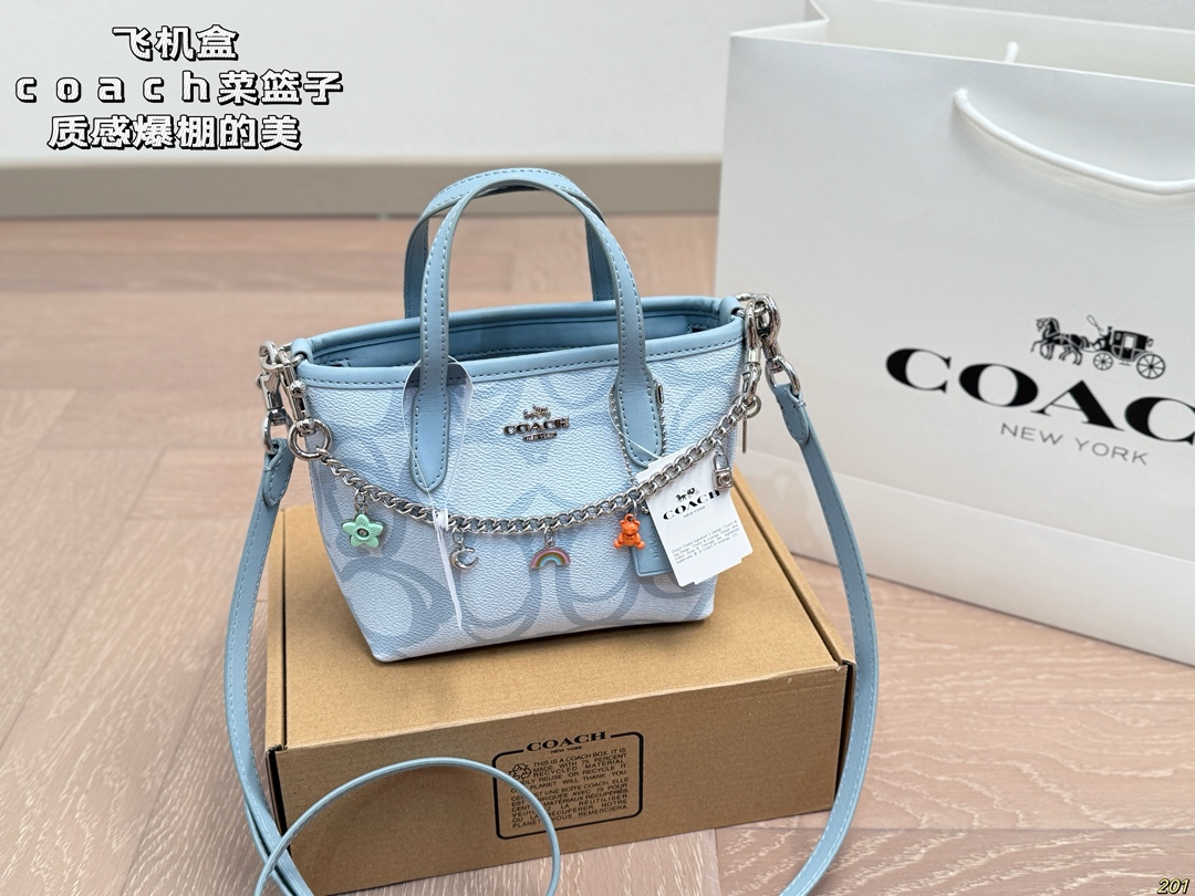 Coach Shopping Basket