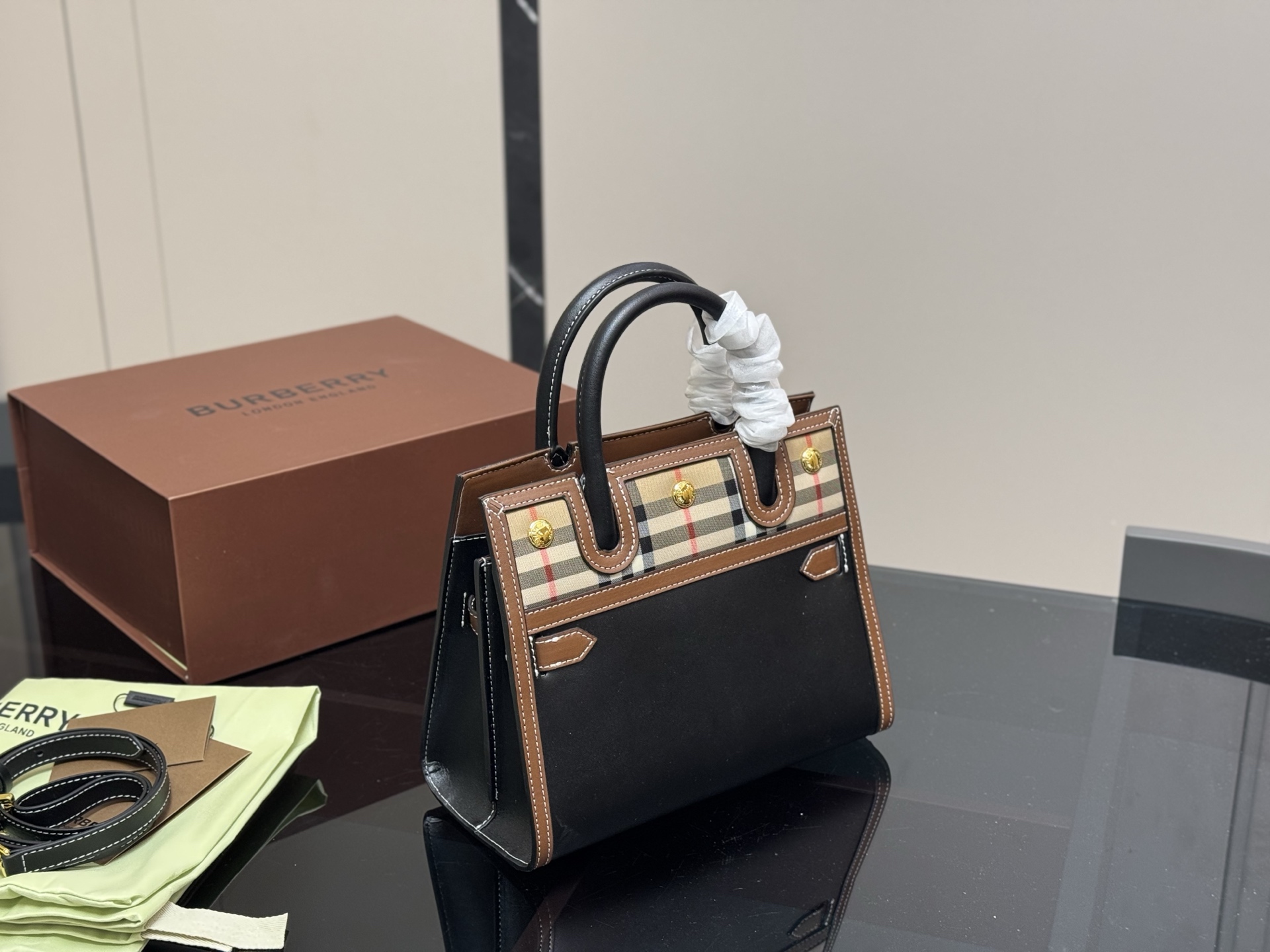 Burberry Frances patchwork bag