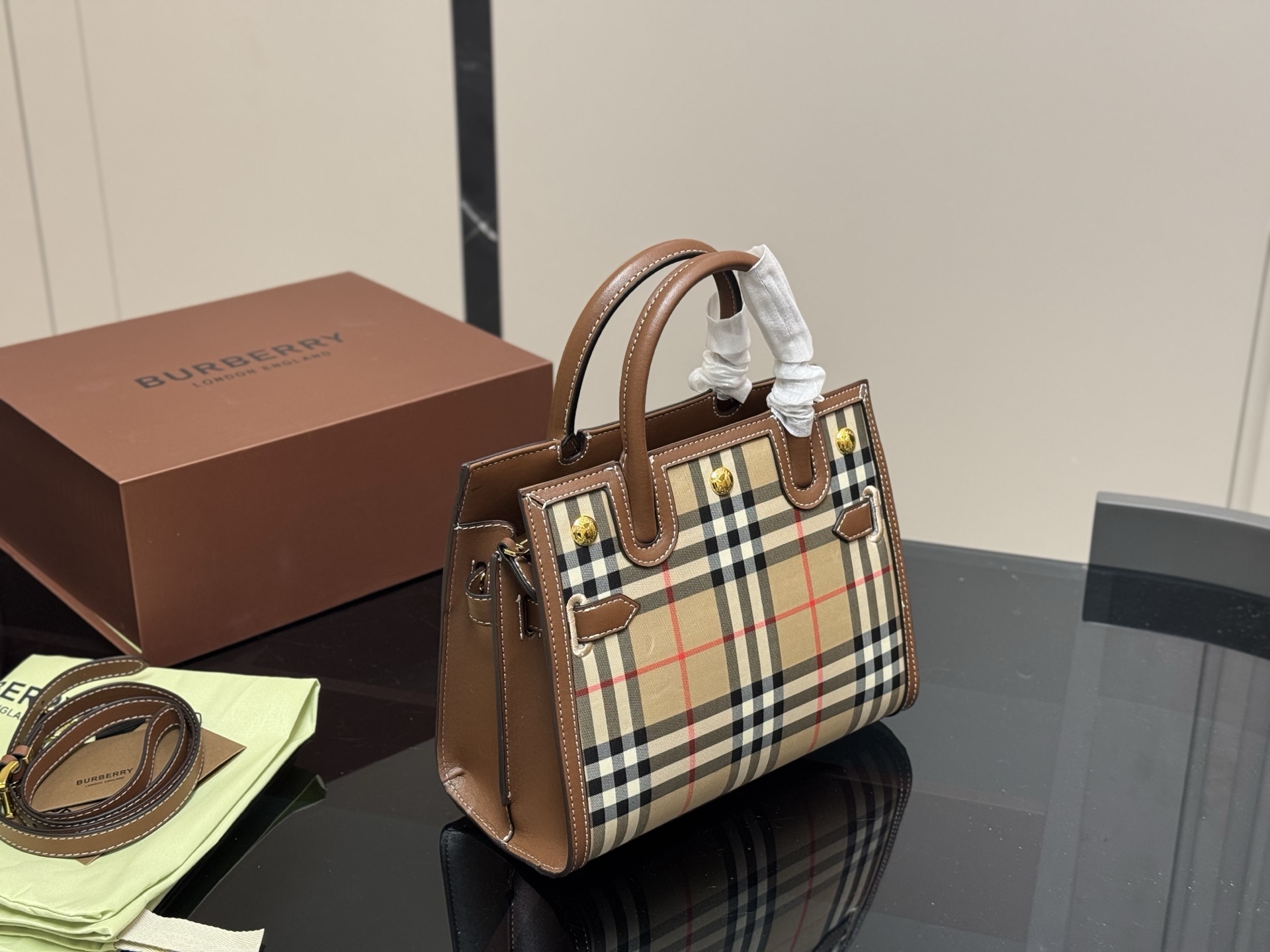 Burberry Frances patchwork bag