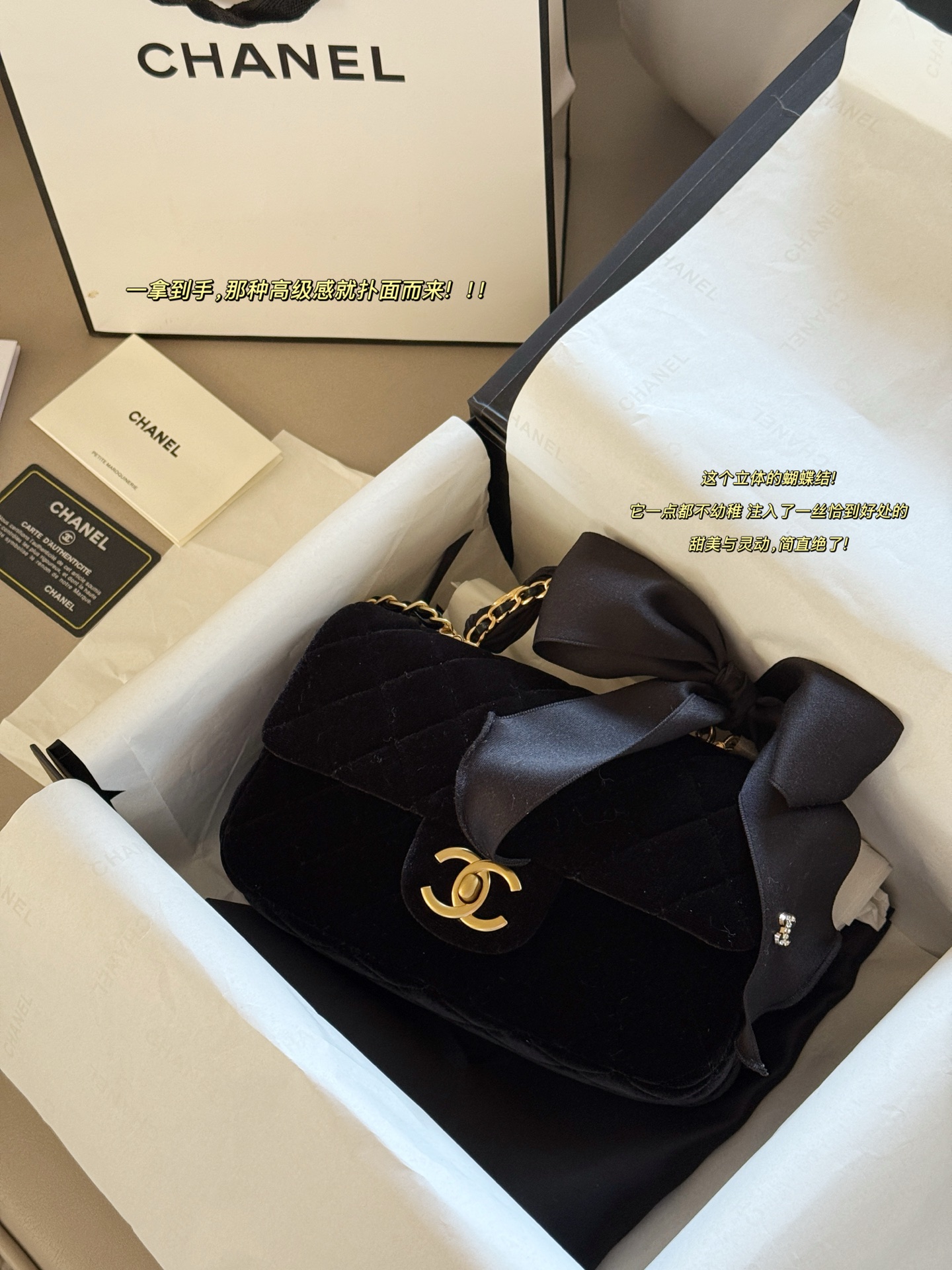 Chanel 25k Bow Handle CF Mini Bag