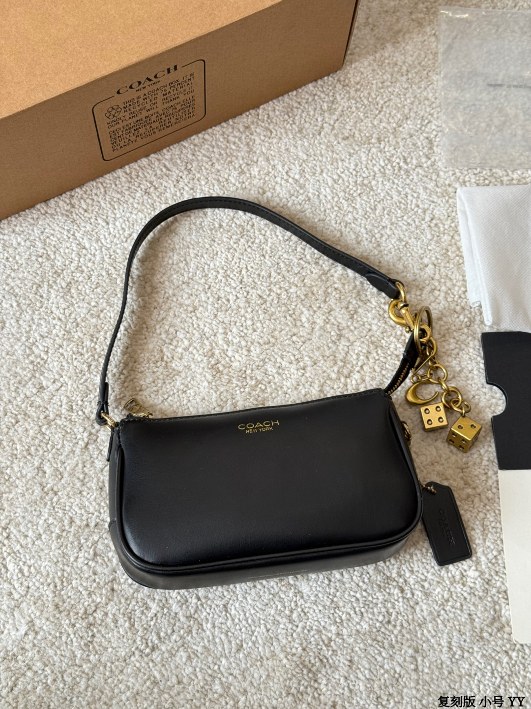 COACH Plaza 18 Mini Mahjong Bag