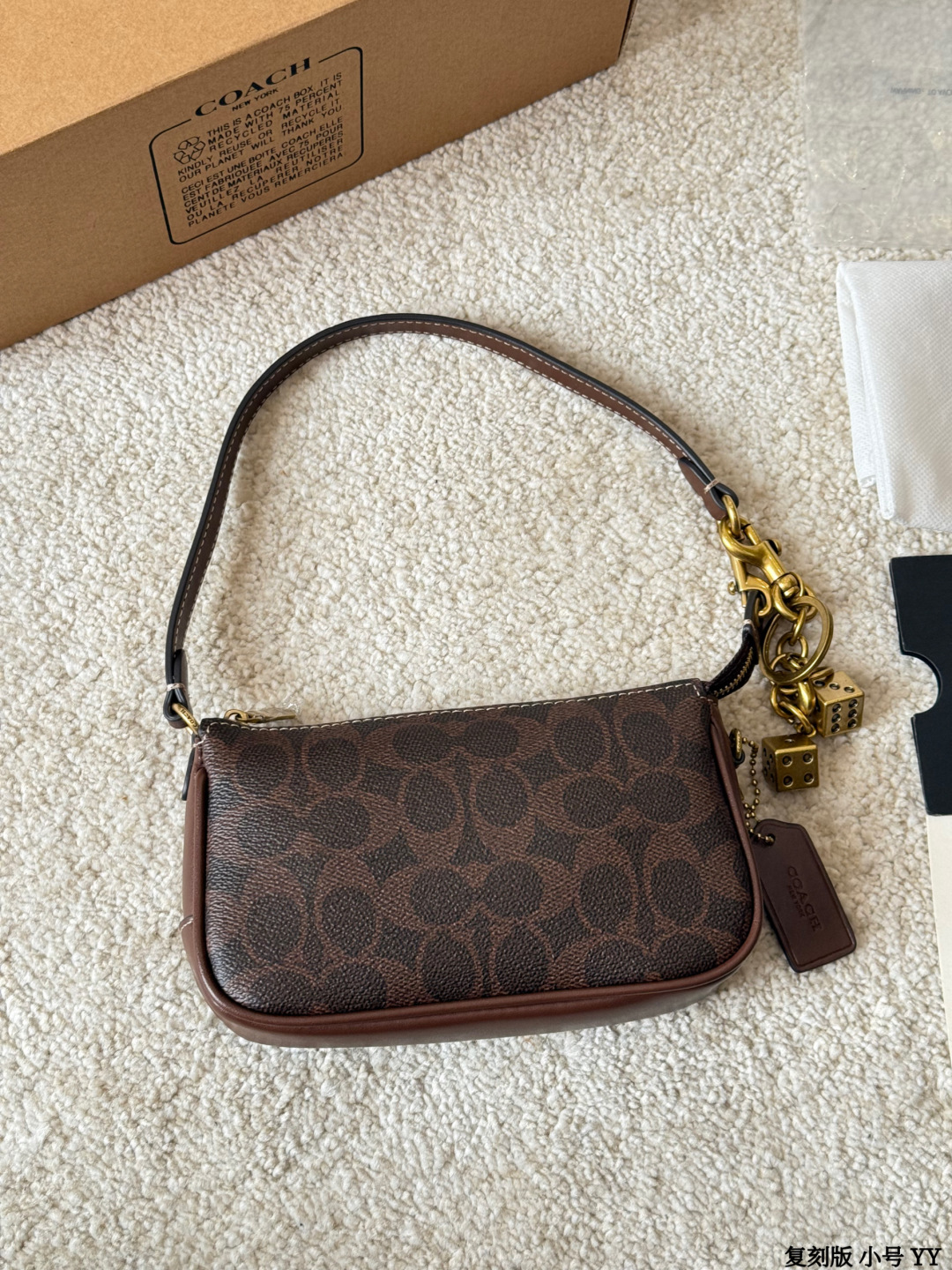 COACH Plaza 18 Mini Mahjong Bag