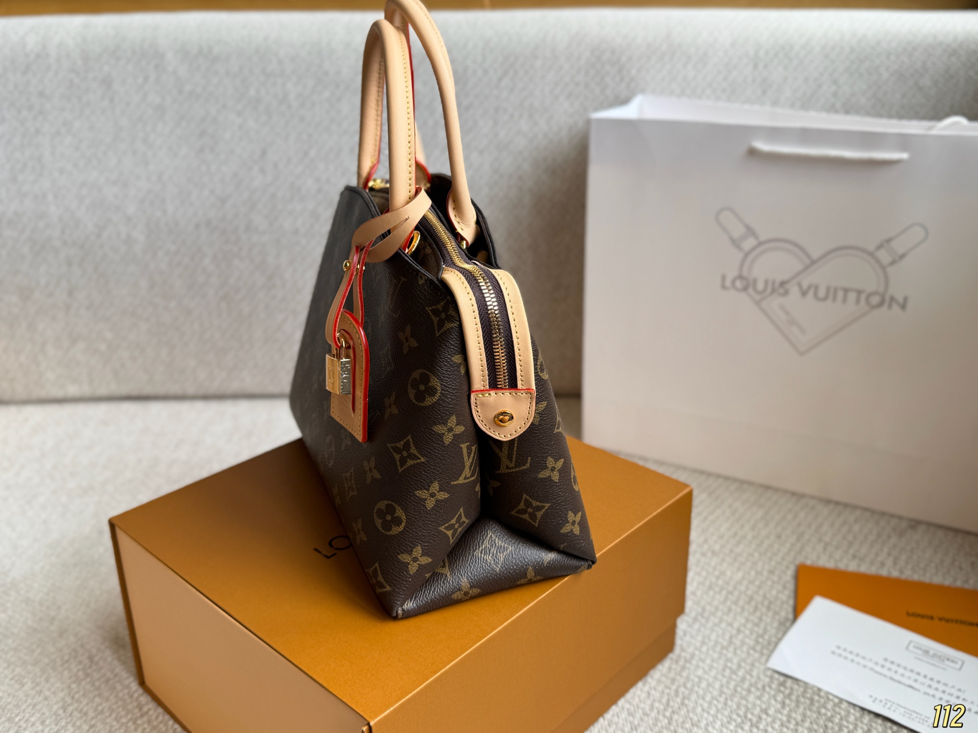 LV classic monogram tote bag