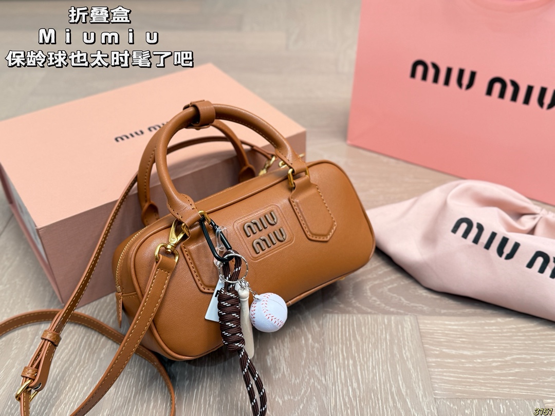Miumiu Bowling Ball Handbag