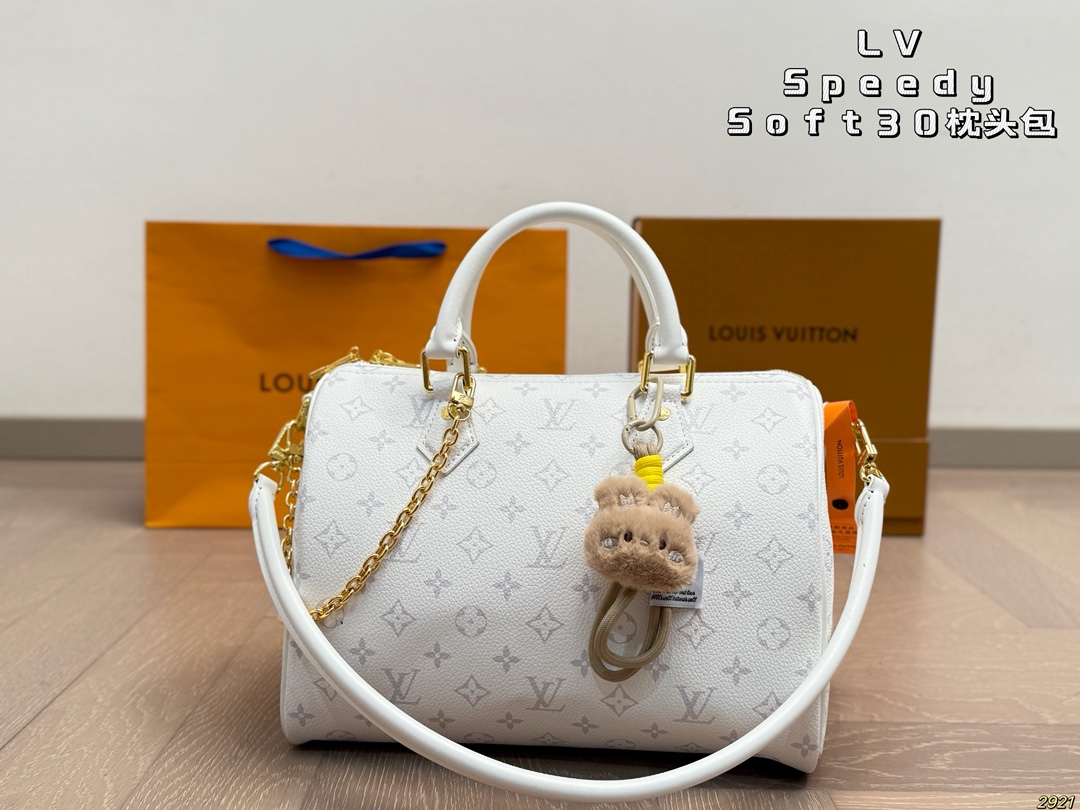 LV Speedy Soft 30 Pillow Bag