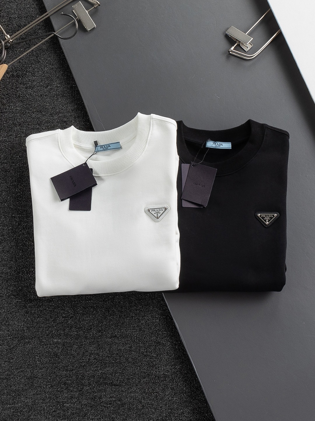 Prada Triangle Logo Autumn/Winter Sweatshirt