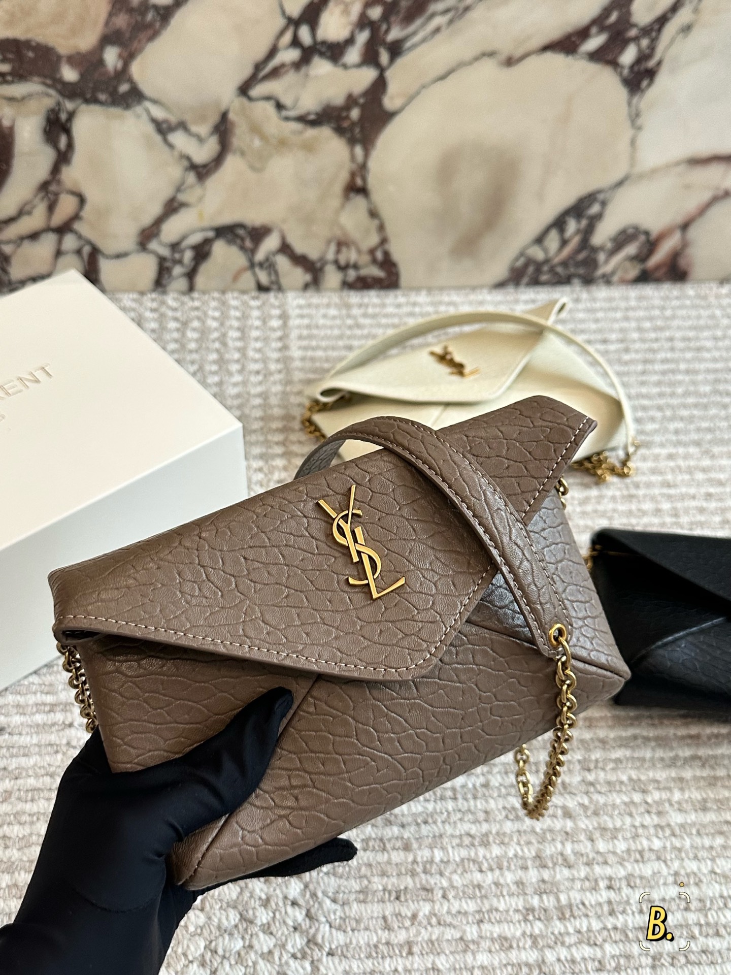 YSL chain clutch bag