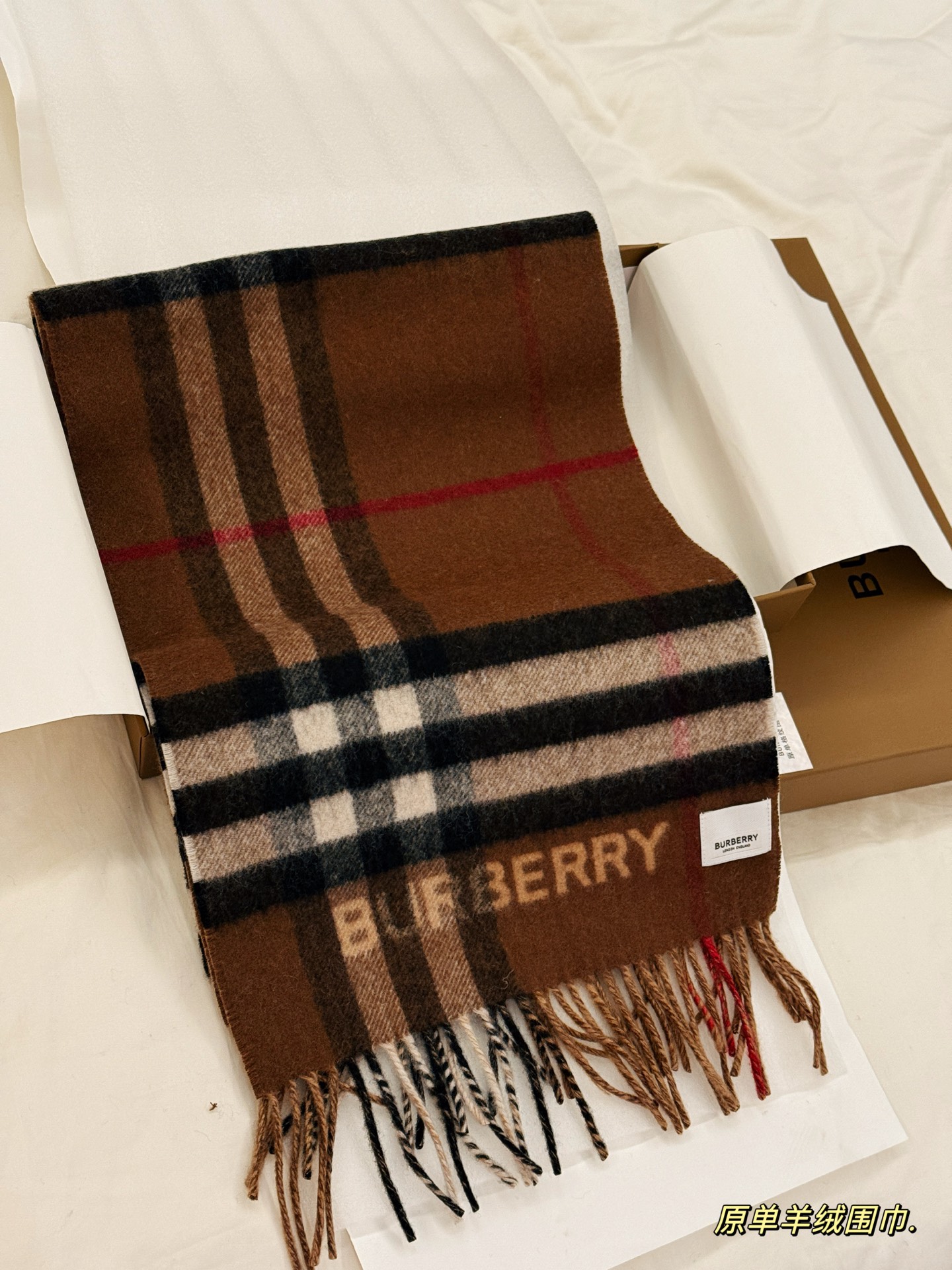 Burberry Double-Sided Cashmere Scarf