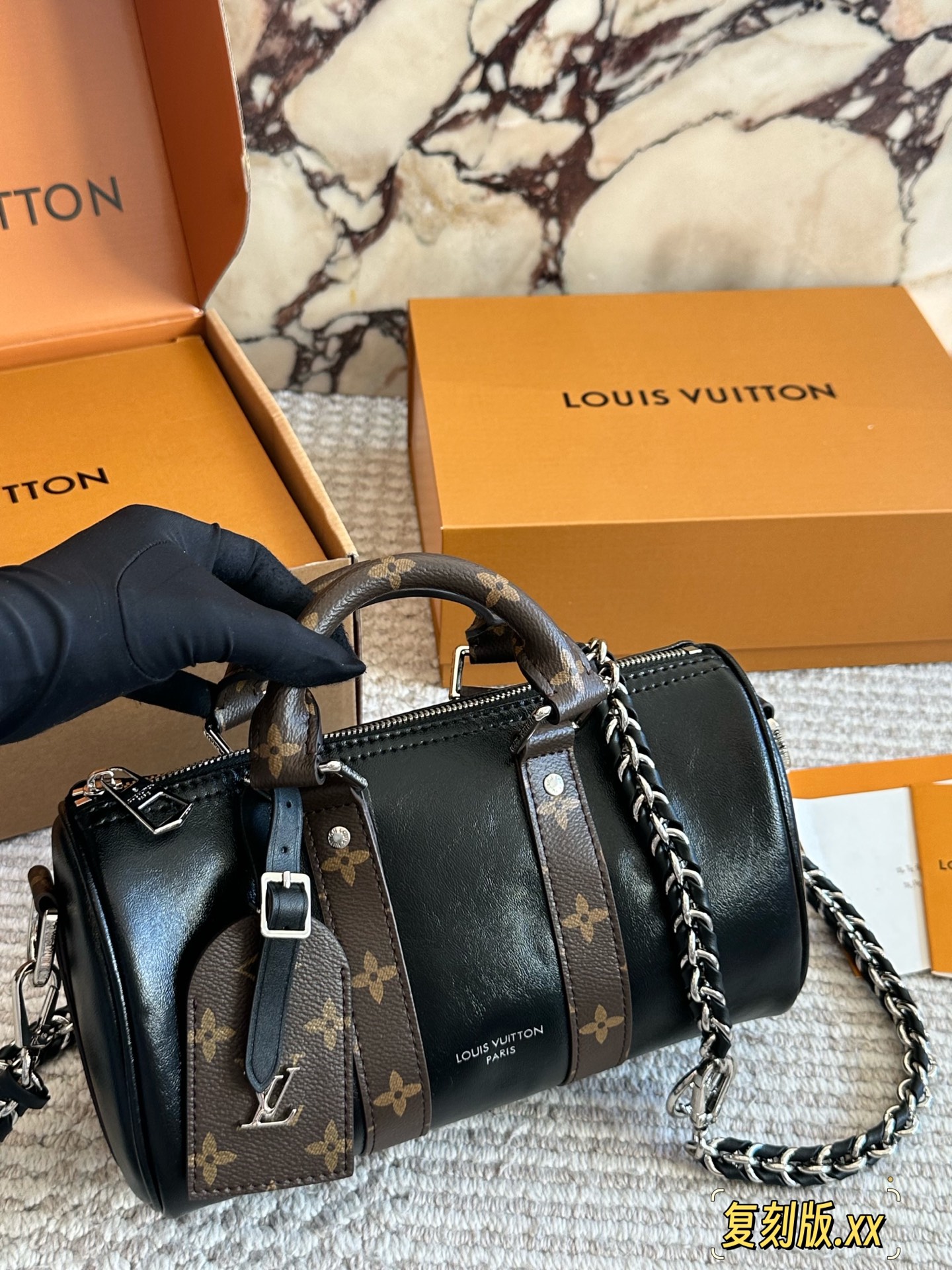 LV x Nigo Keepall XS 21 Pillow Bag