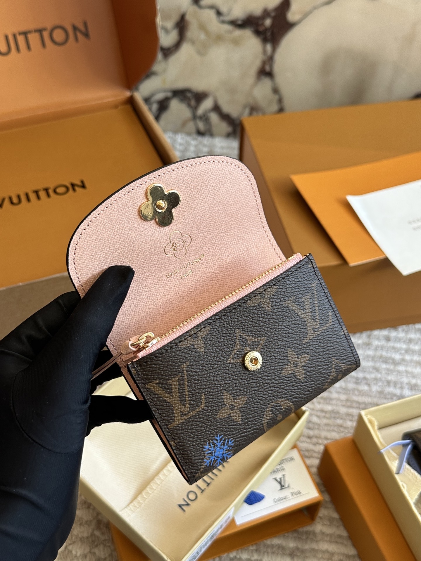 LV Christmas Limited Edition Card Holder