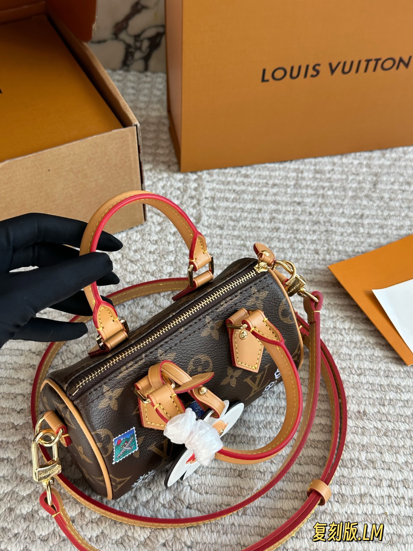 LV Vivienne Christmas Limited Edition Nano Speedy