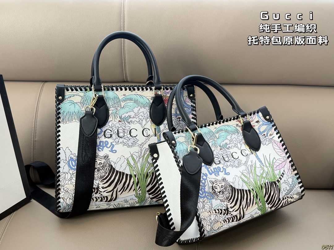 Gucci Hand-woven Tote Bag