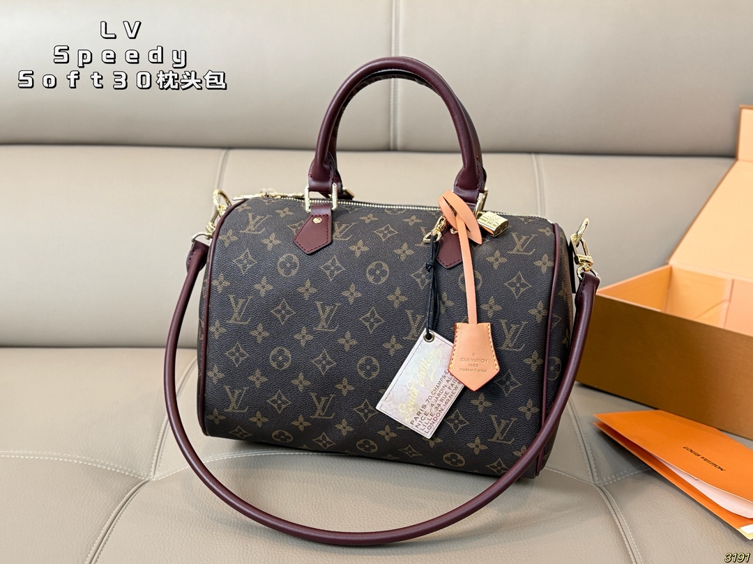 LV Speedy Soft 30 Pillow Bag