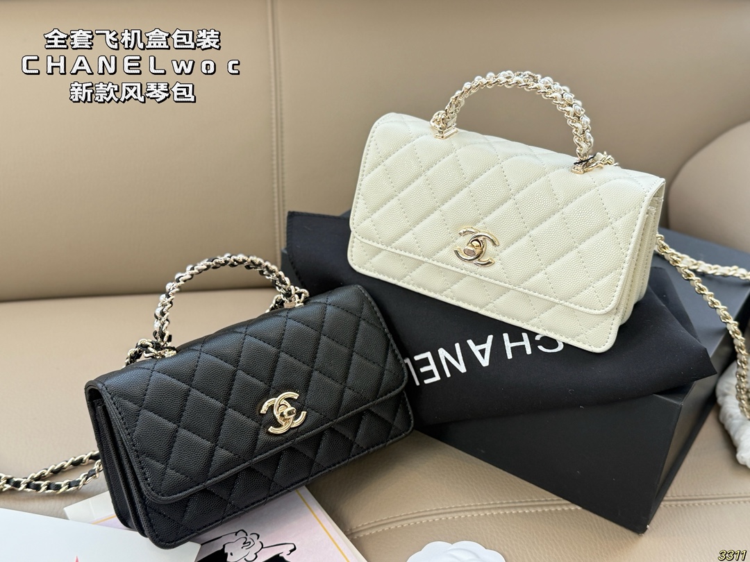 Chanel WOC accordion bag