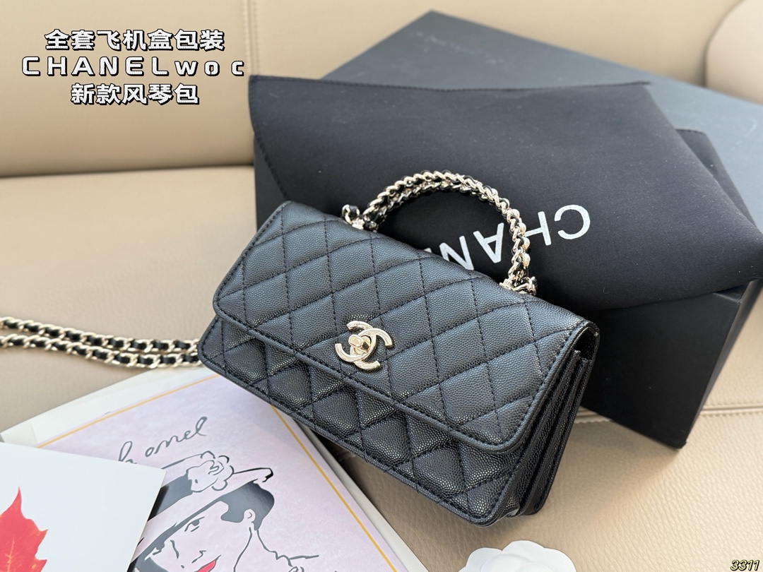 Chanel WOC accordion bag