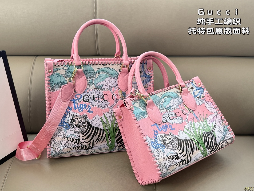 Gucci Hand-woven Tote Bag