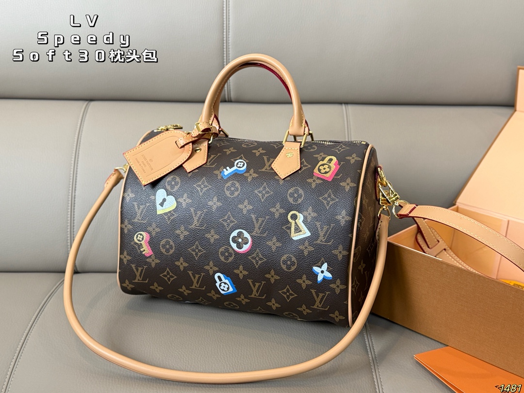 LV Speedy Soft 30 Pillow Bag