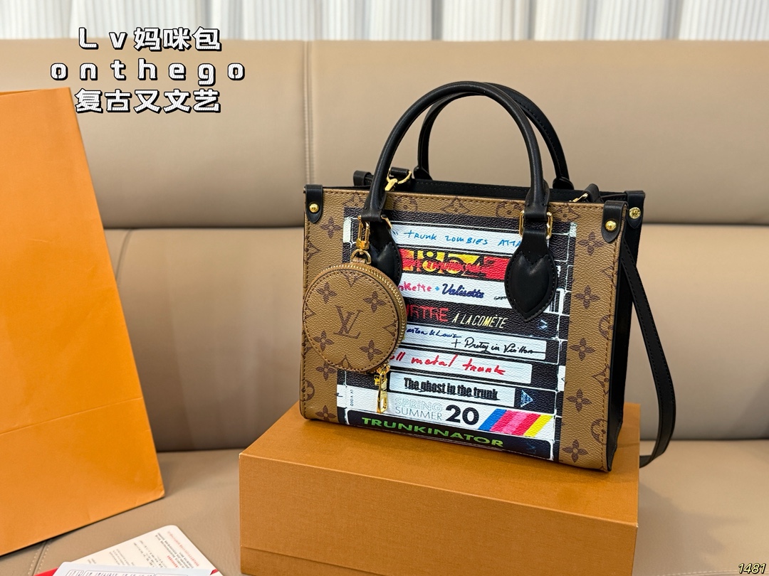 LV onthego handbag