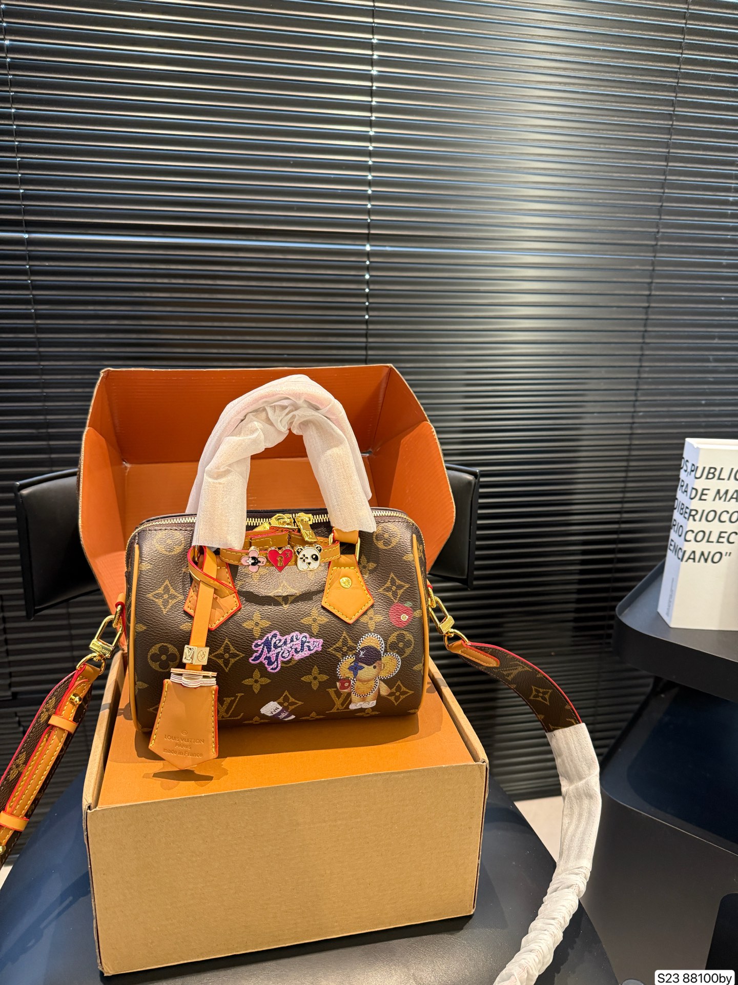 LV Graffiti Pillow Bag