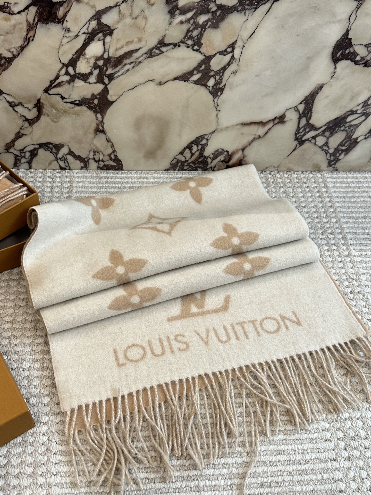LV cashmere scarf