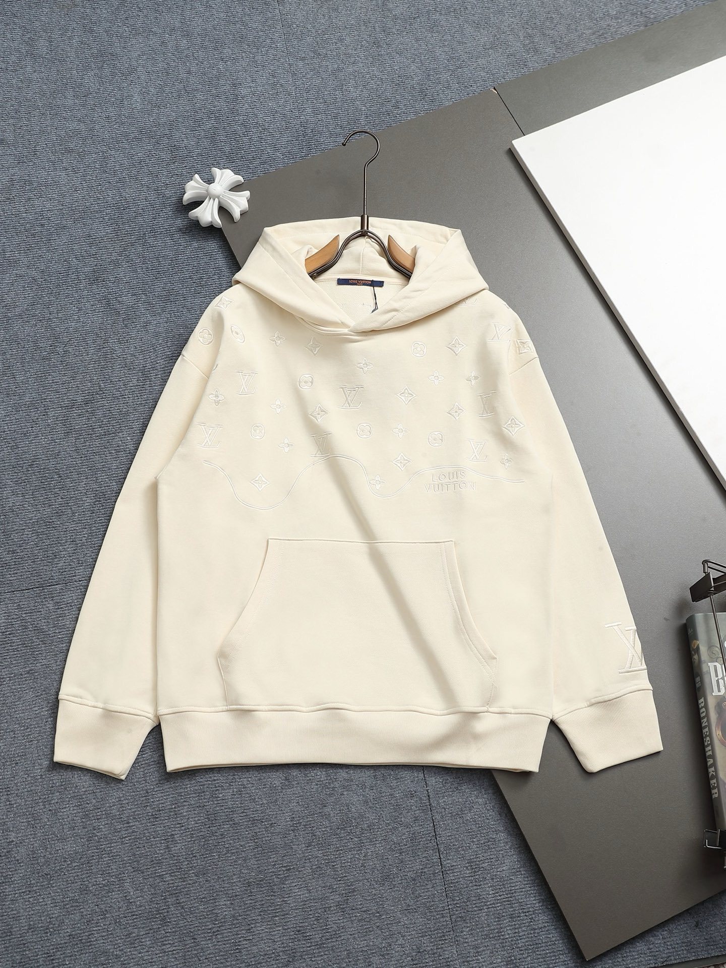 Louis Vuitton Classic Embroidered Hooded Sweatshirt