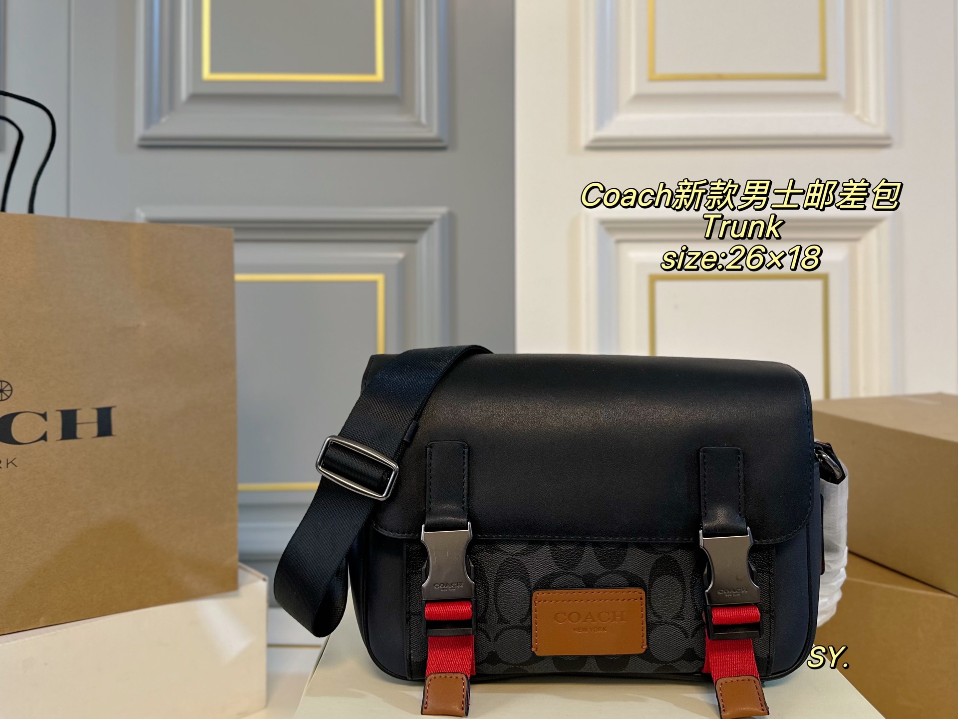 COACH Track Men's Messenger Bag