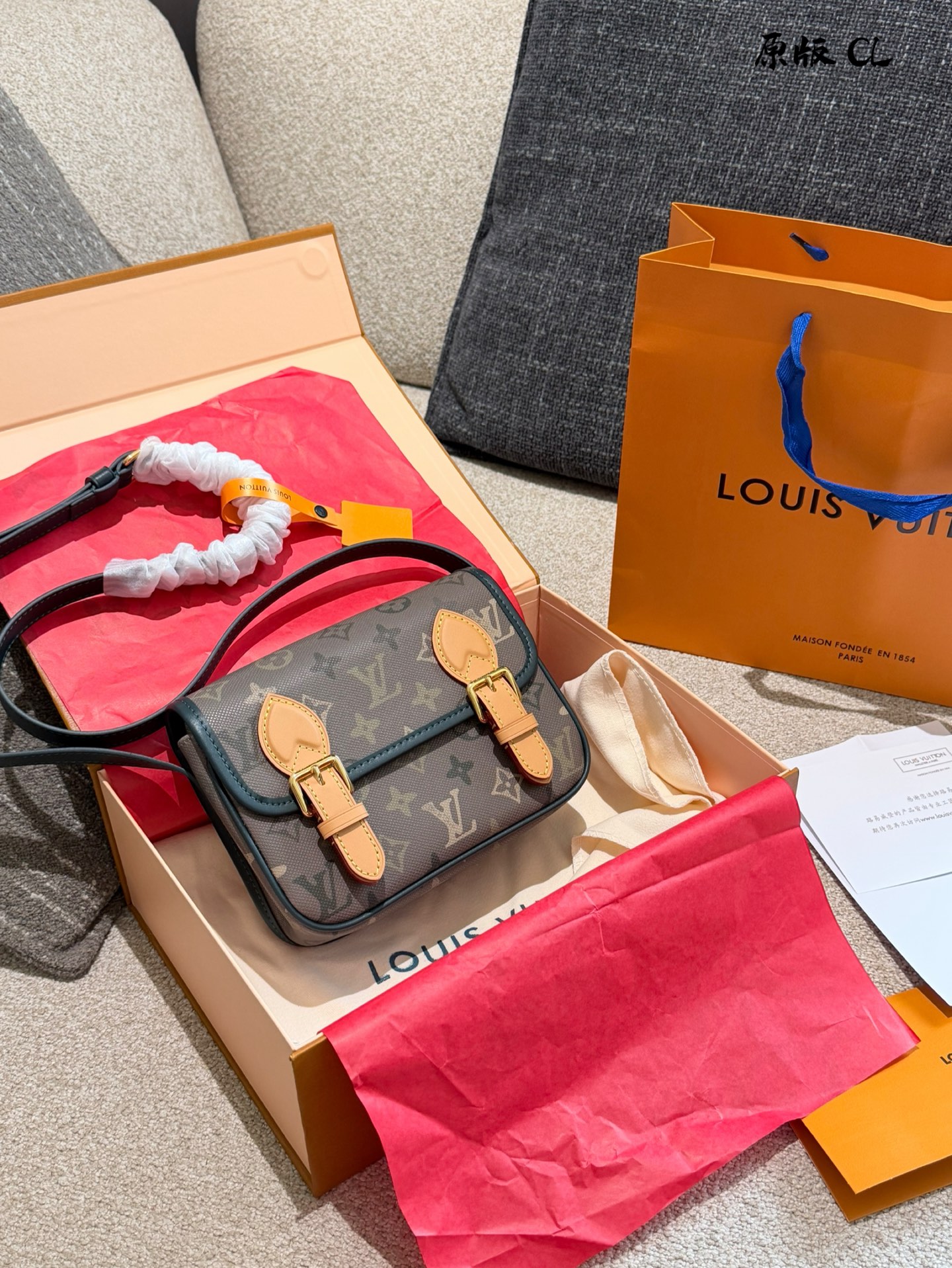 LV Satchel Mini Messenger Bag