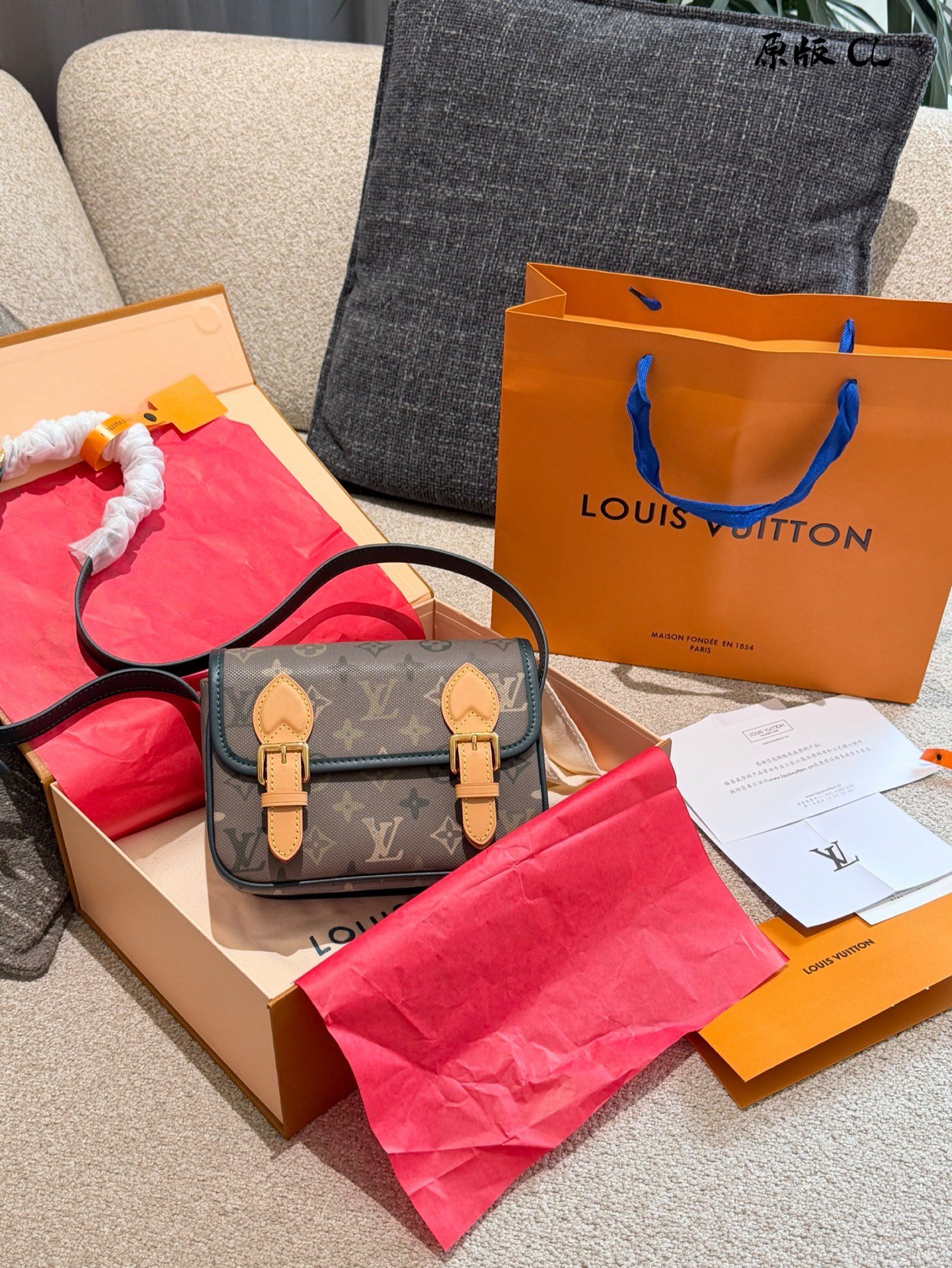 LV Satchel Mini Messenger Bag