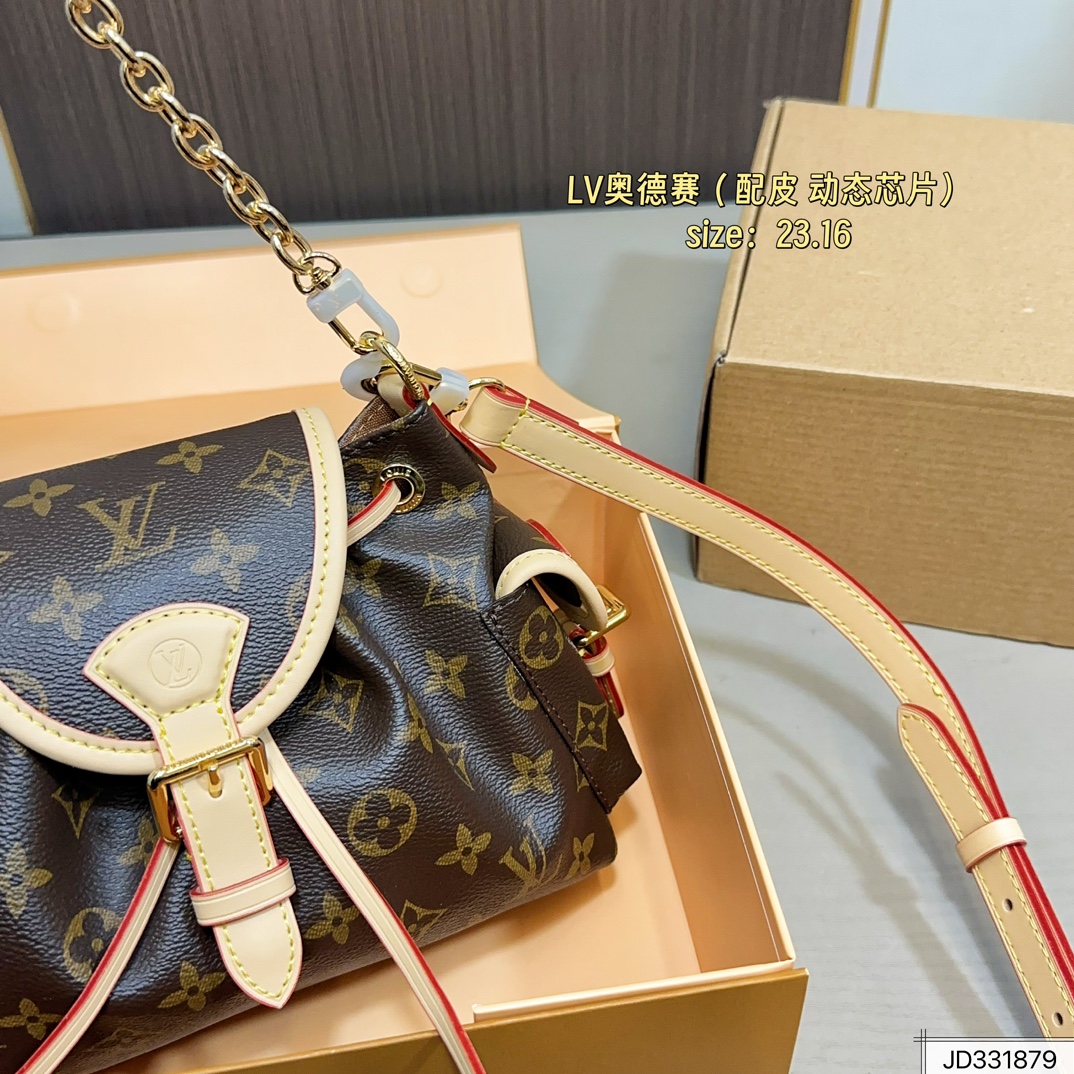 LV Odyssey Monogram Bucket Bag