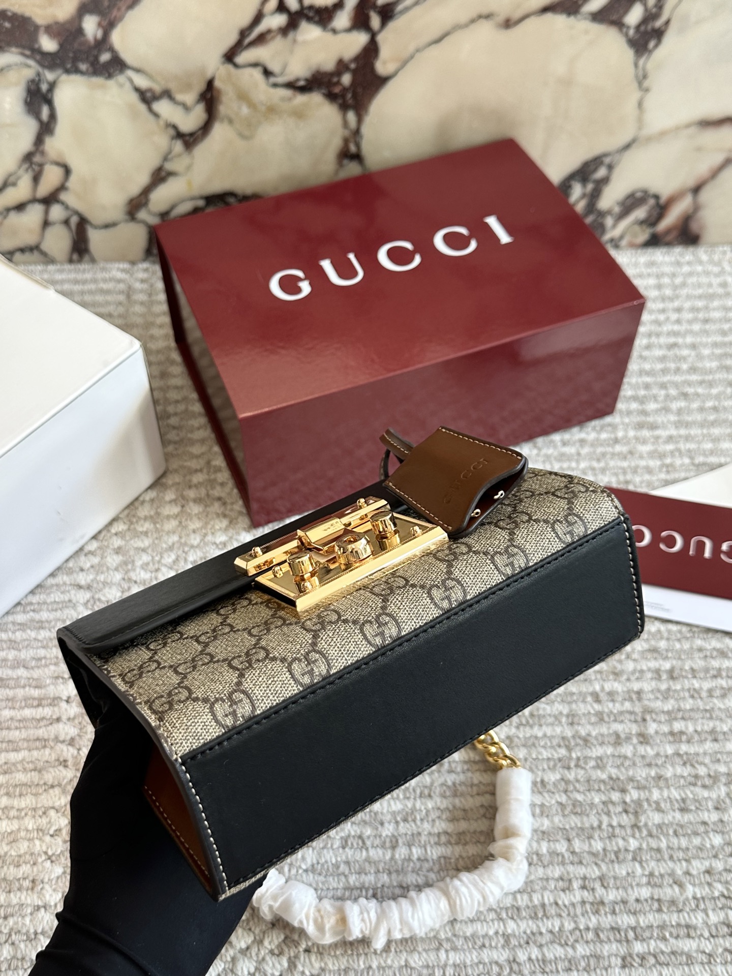 Gucci Padlock Chain Bag