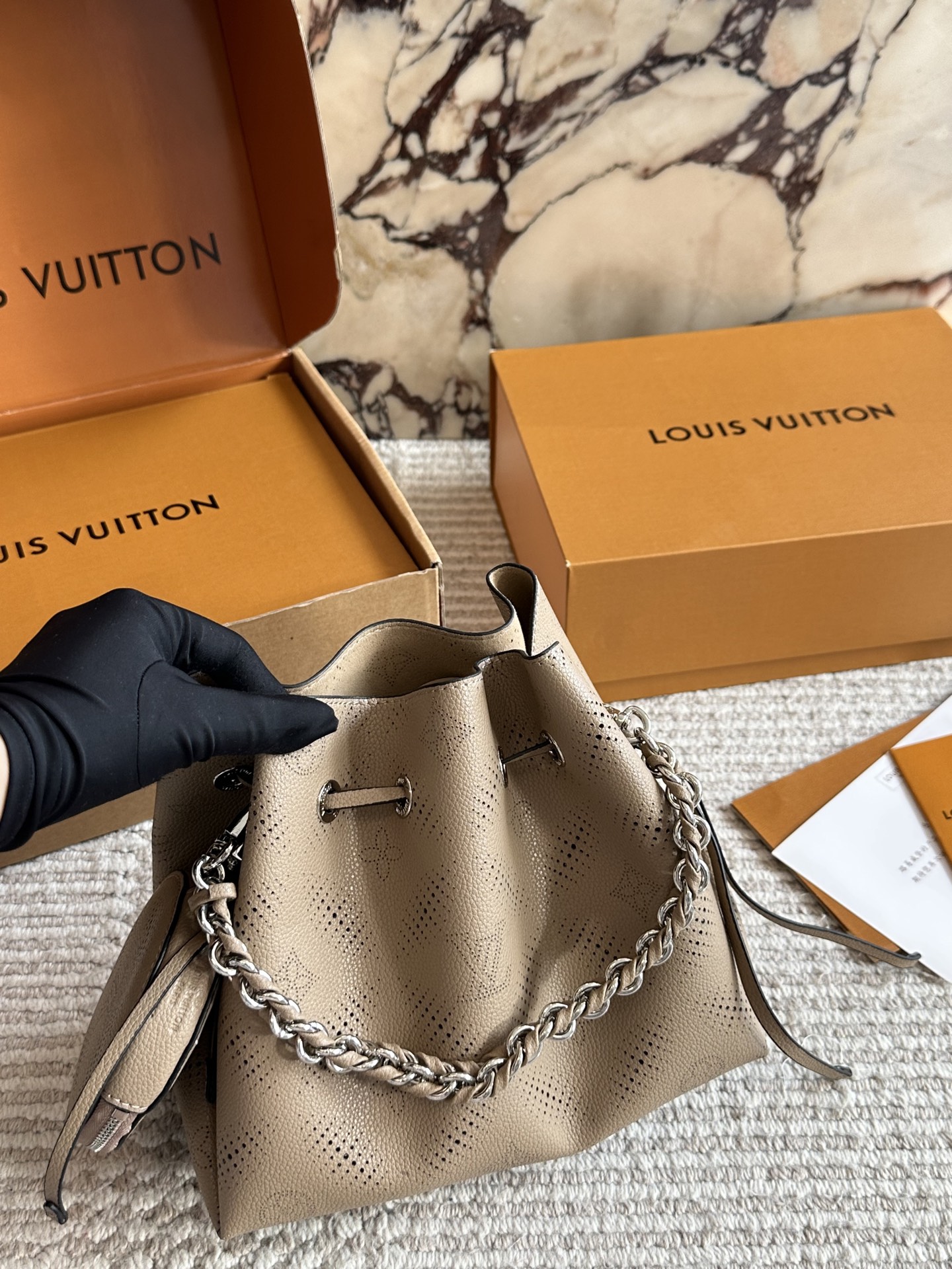 LV bella mini bucket bag high-end version