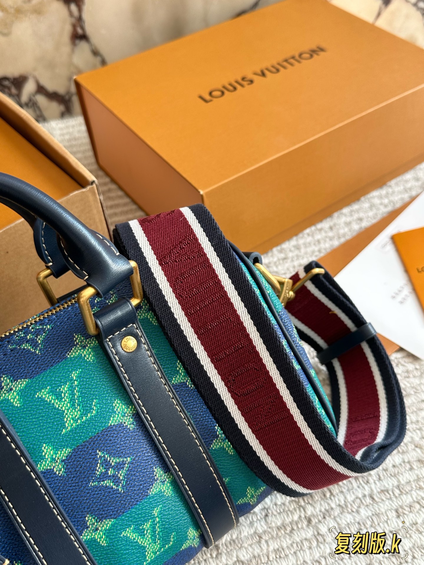 LV x Nigo Keepall XS Pillow Bag