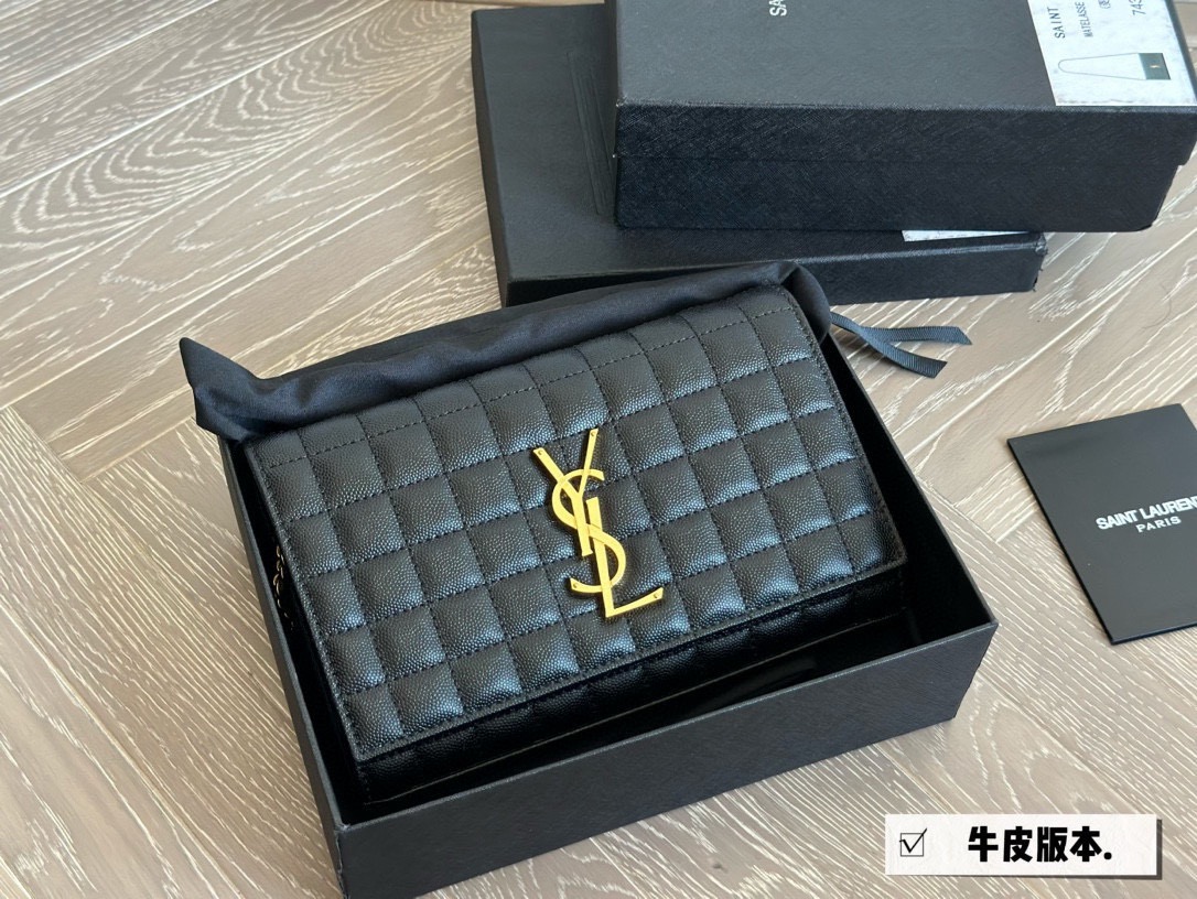 YSL Caviar Envelope Bag