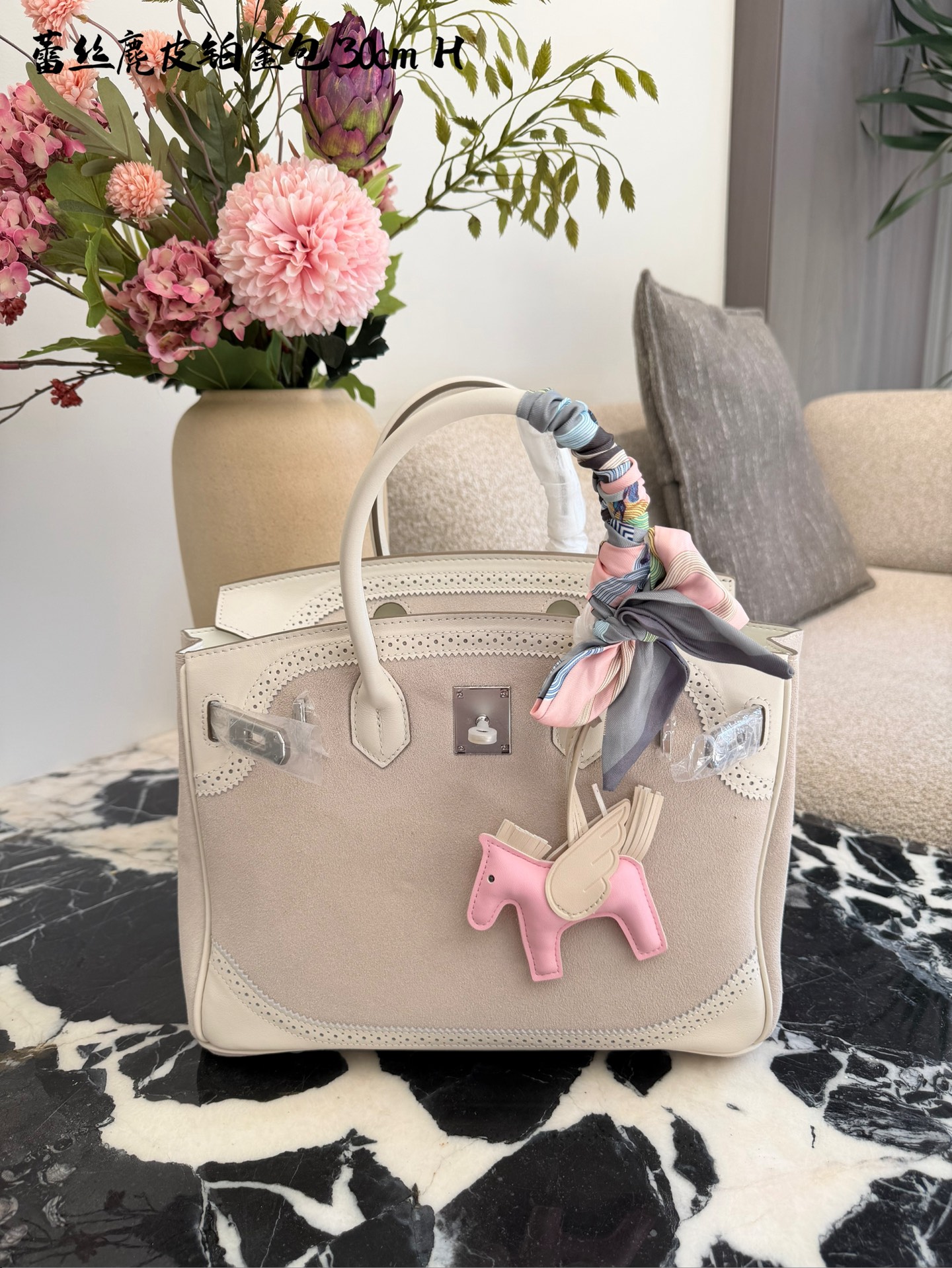 Hermès Birkin 30 Pearl White Birkin Bag