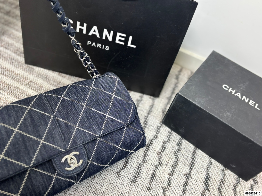 Chanel Denim Jumbo Bag