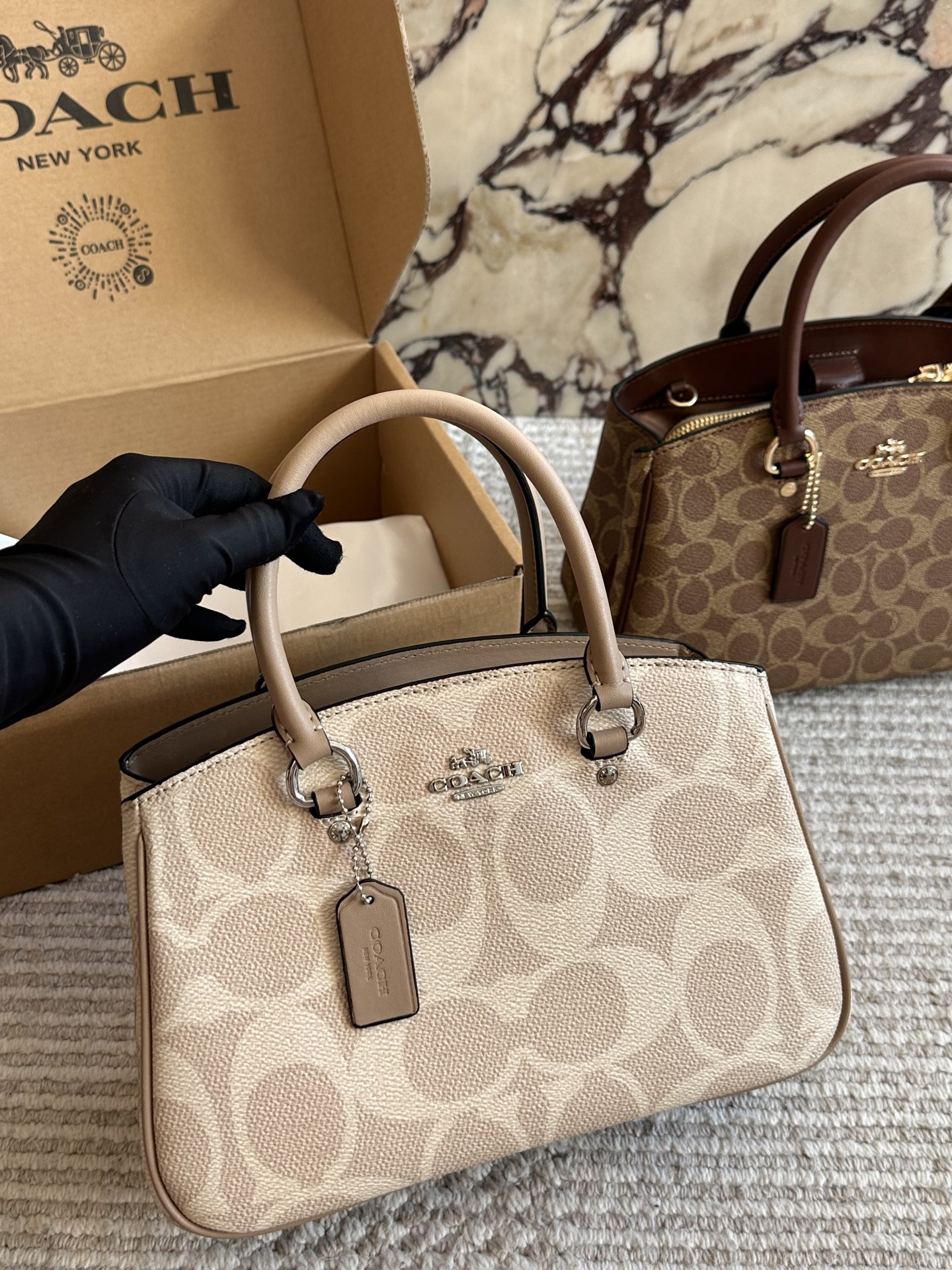 Coach monogram tote bag