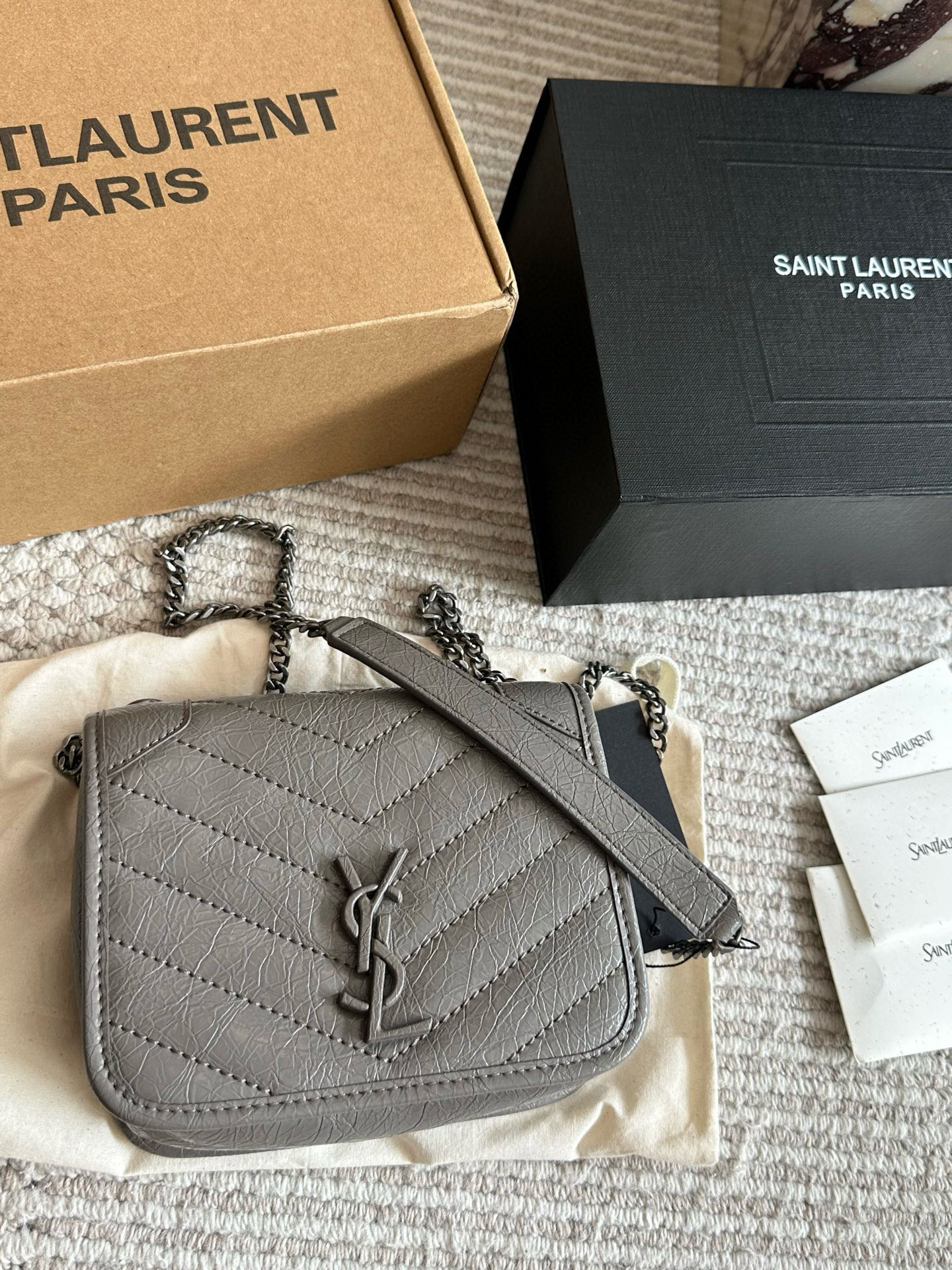 YSL WOC Chain Envelope Bag