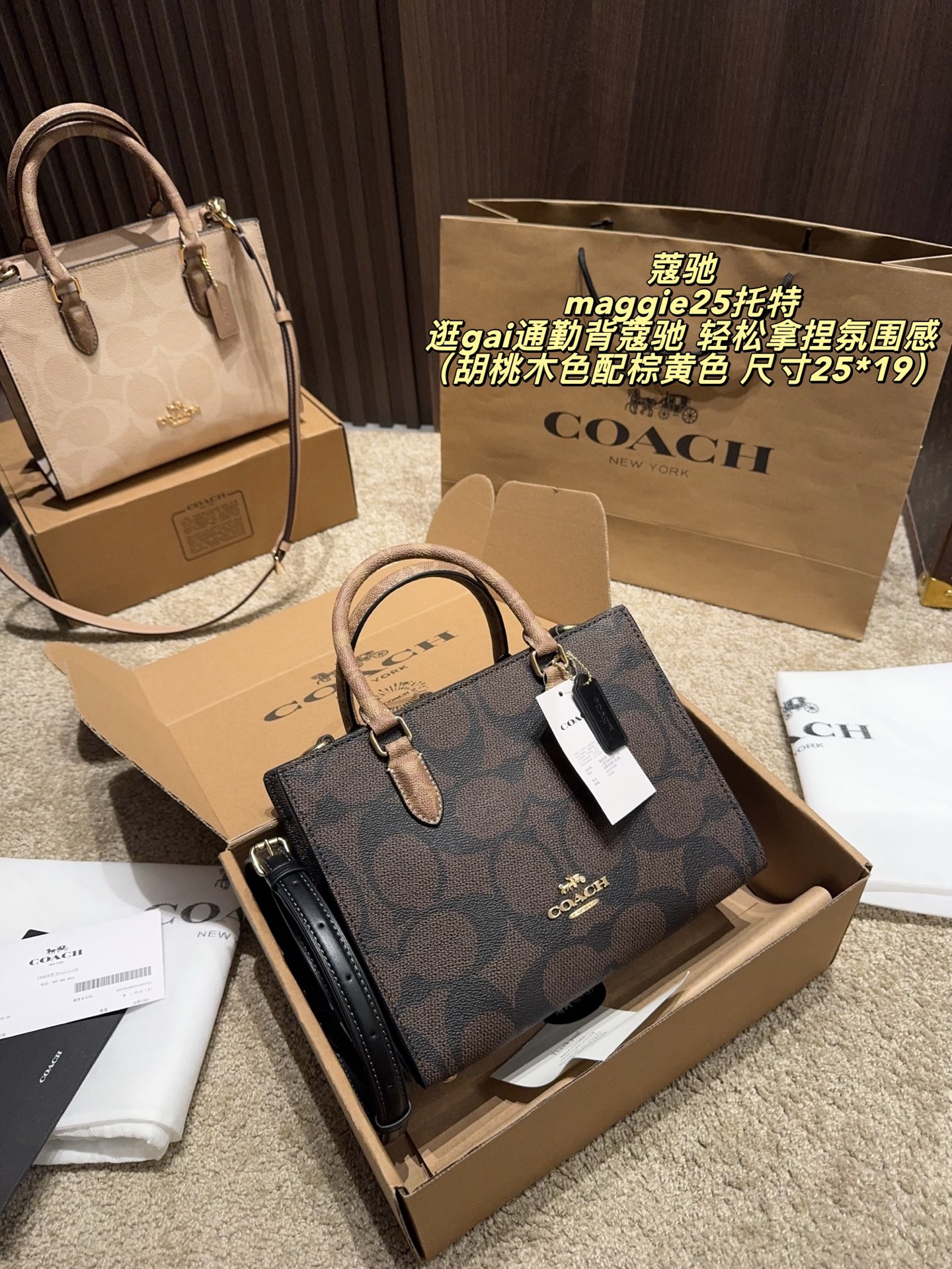 Coach Maggie 25 Tote Bag