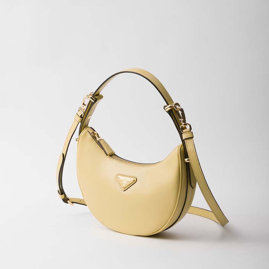 Arqué leather shoulder bag