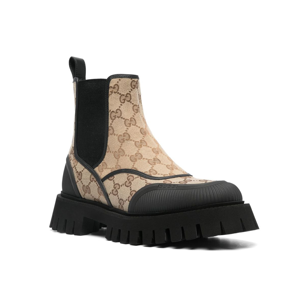 Women's GG-canvas boots 918109