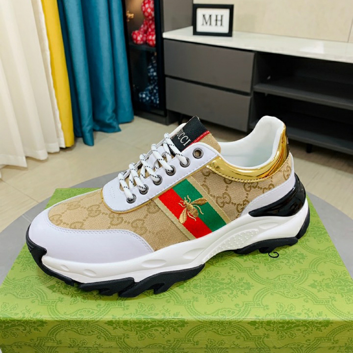 Fashion Bees&stripes g pattern casual sneakers