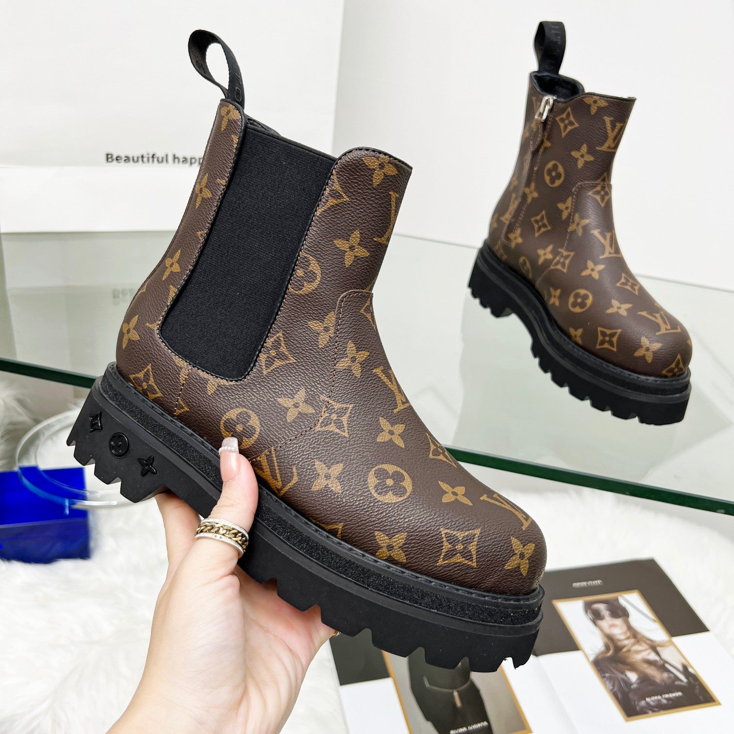 New fashion women's shoes versatile ankle boots S04