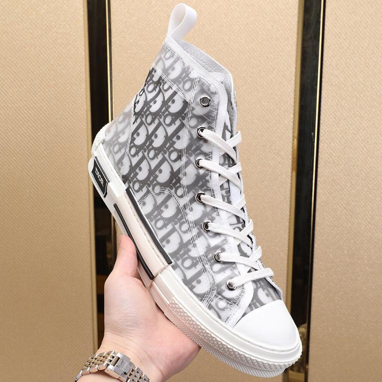 Fashionable High-top Canvas Shoes For Men
