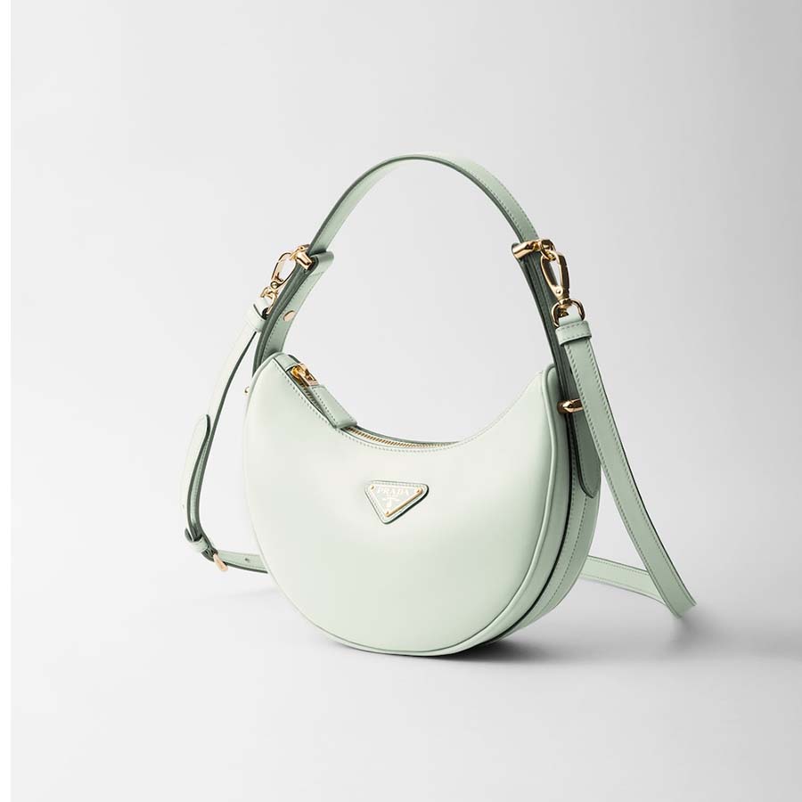 Arqué leather shoulder bag