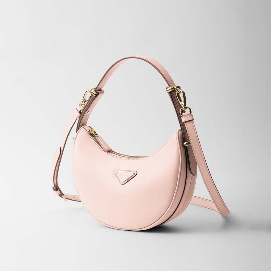Arqué leather shoulder bag